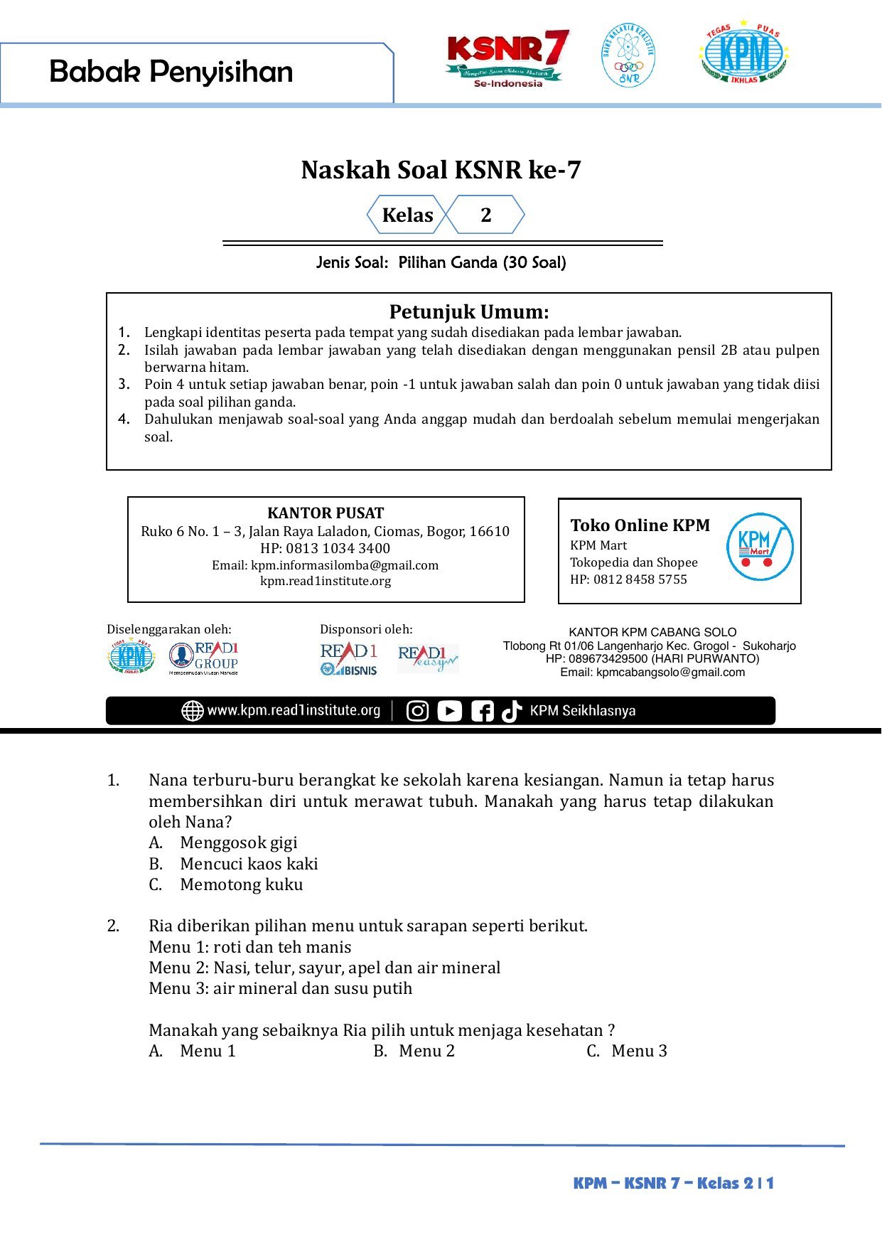 Soal sumber nomor 1